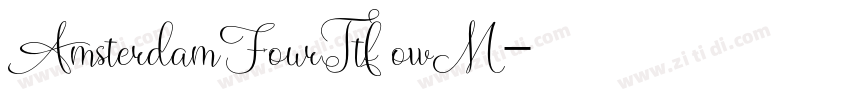 AmsterdamFourTtf owM字体转换